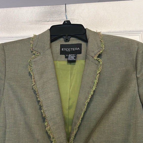Etcetera Green Blazer Size 4 - Picture 2 of 8